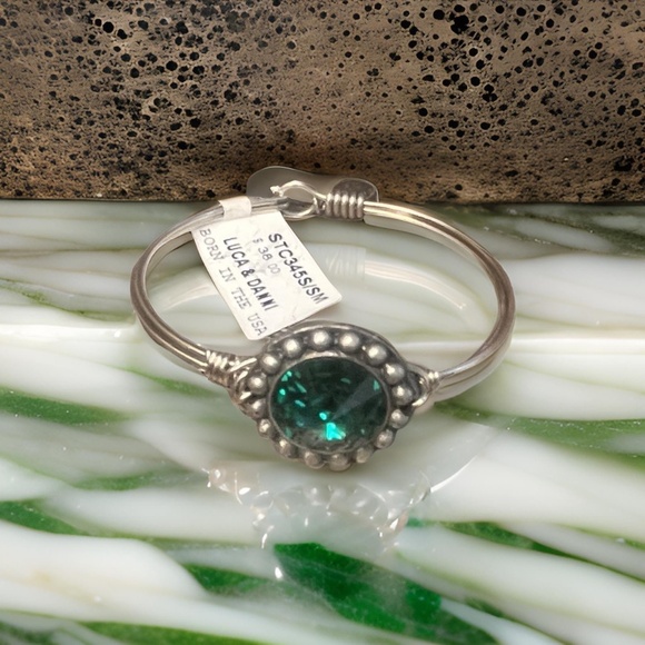 NEW Luca + Danni EMERALD GEMSTONE bracelet, NWT - Picture 3 of 11
